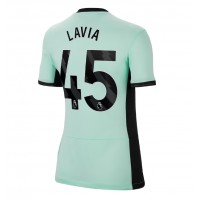 Chelsea Romeo Lavia #45 Tretí Ženy futbalový dres 2023-24 Krátky Rukáv